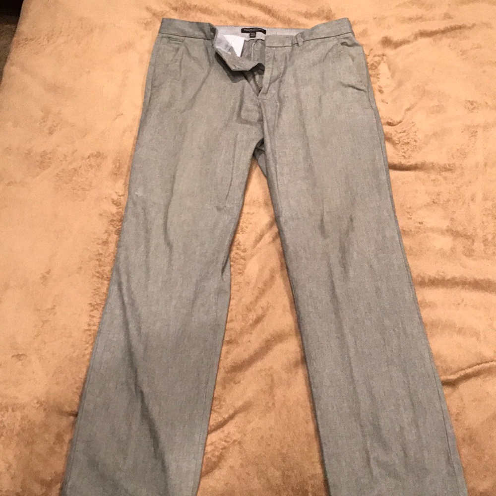 Banana Republic straight fit grey dress pants